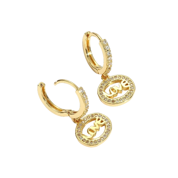 Circle of Love Hoops