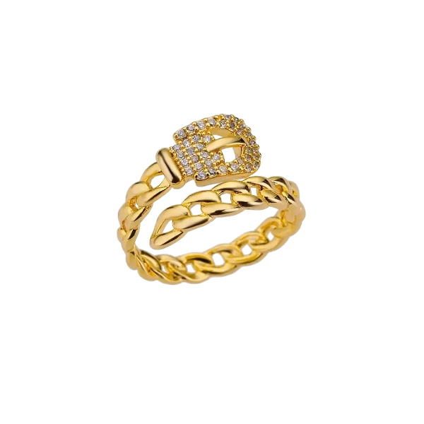 Wave Cuff Ring