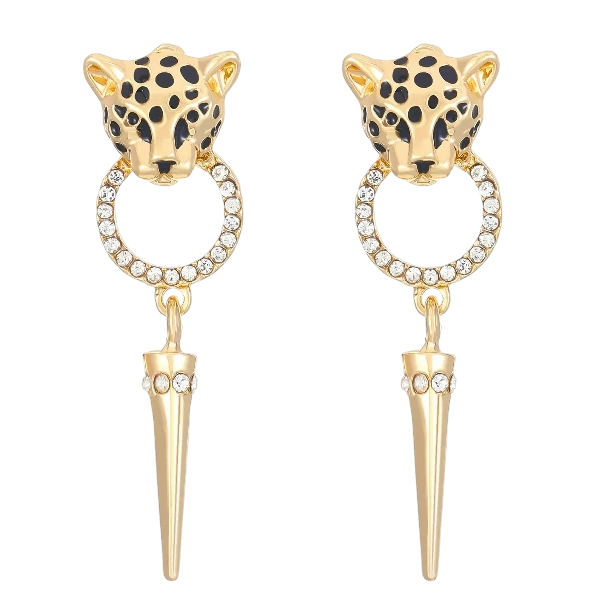 Panther Drop Earrings